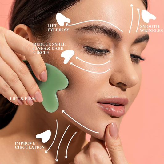 Set de Rodillo de Jade y Gua Sha
